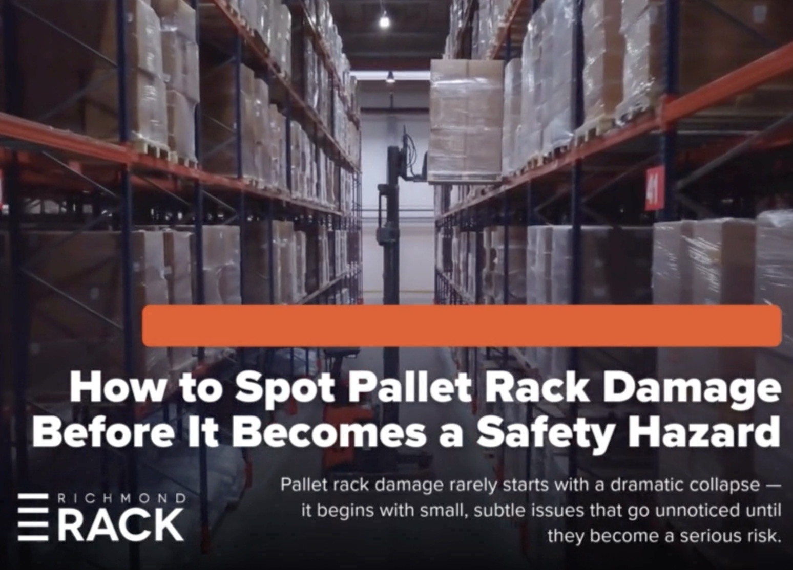 How to Spot Pallet Rack Damage Before It Becomes a Safety Hazard ...